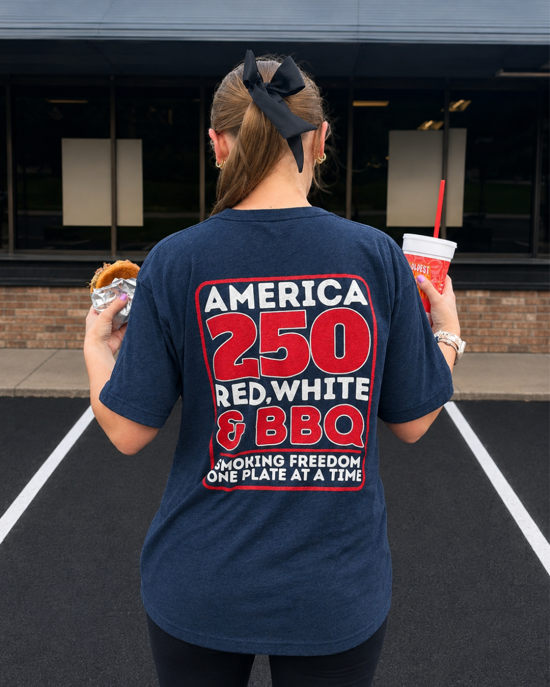 America 250 T-Shirt (Red, White & BBQ)