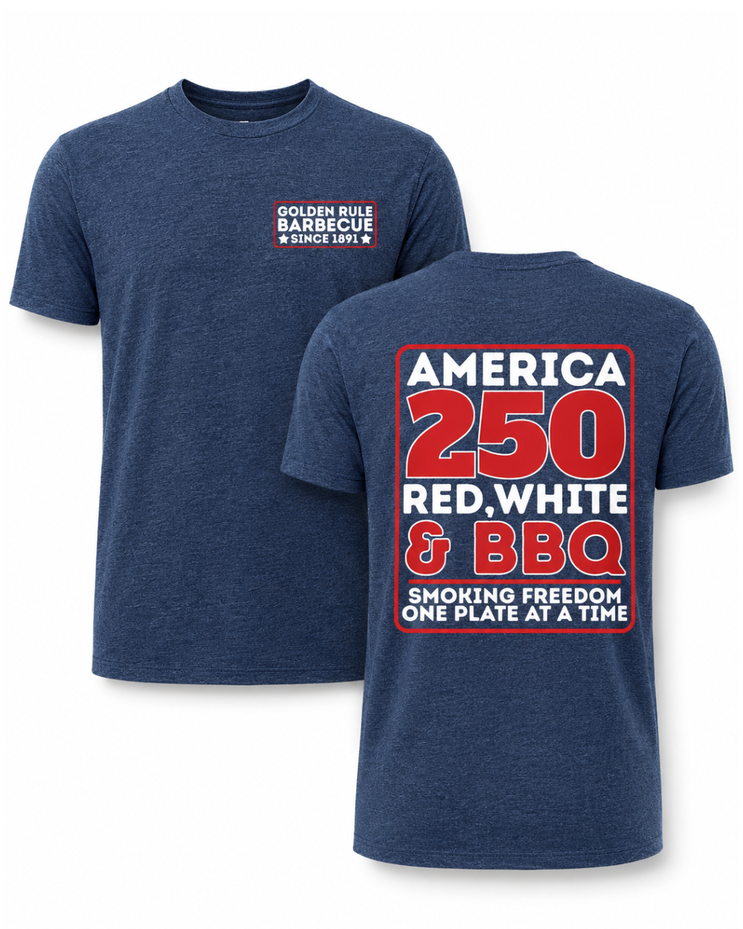 America 250 T-Shirt (Red, White & BBQ)